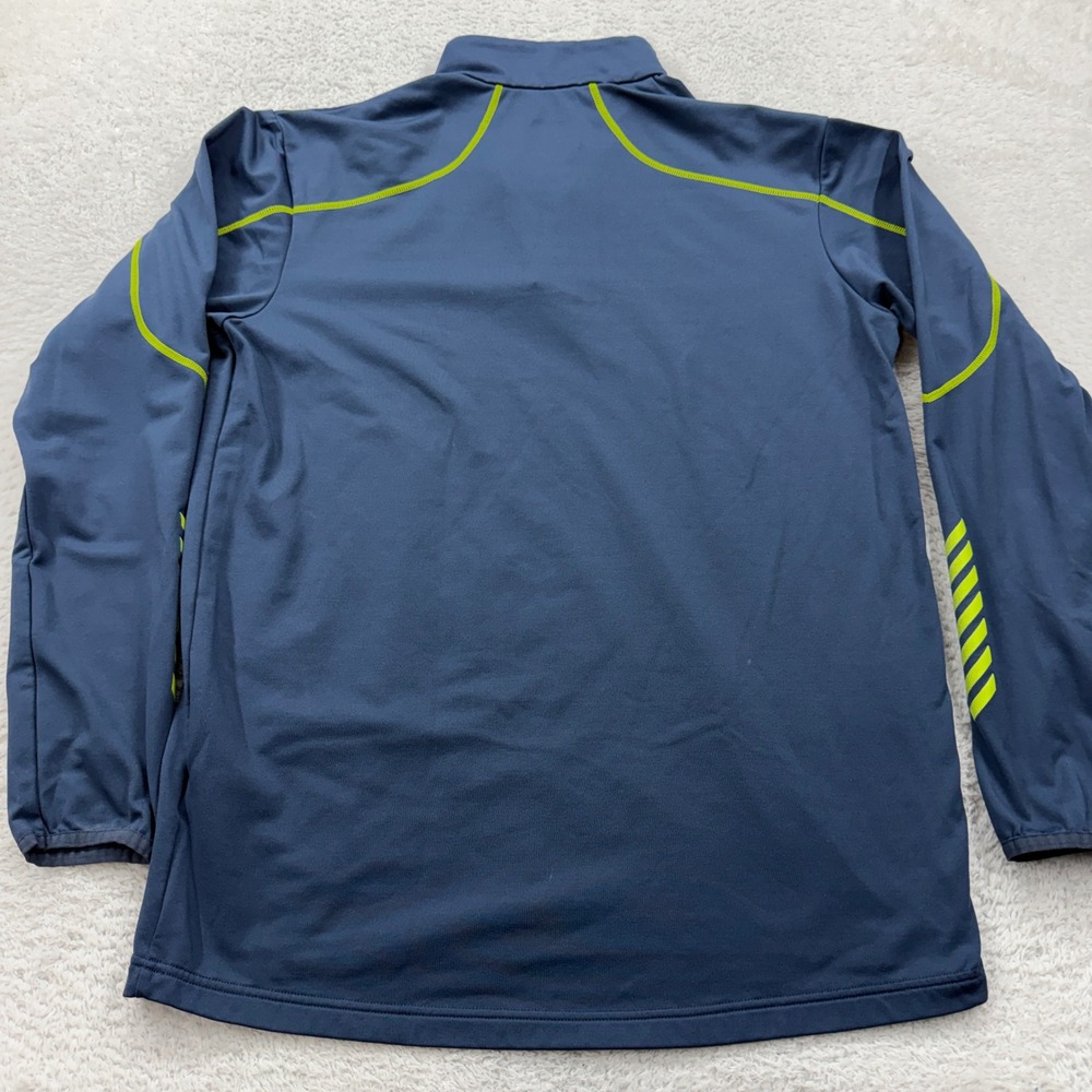 Helly Hansen Mens XL Navy Blue Quarter Zip Athletic Pullover Shirt - Picture 8 of 9